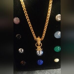 Vintage new in box Joan Rivers  collection 34 in. Long interchangablependants
